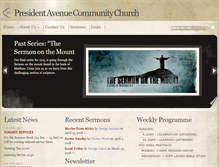 Tablet Screenshot of pacchurch.org.au